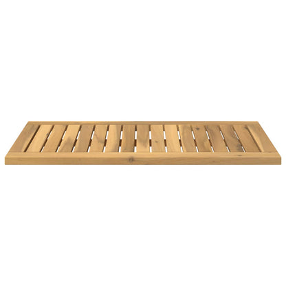 vidaXL Table Top 68.5 x 35 x 2 cm Rectangular Solid Acacia Wood White