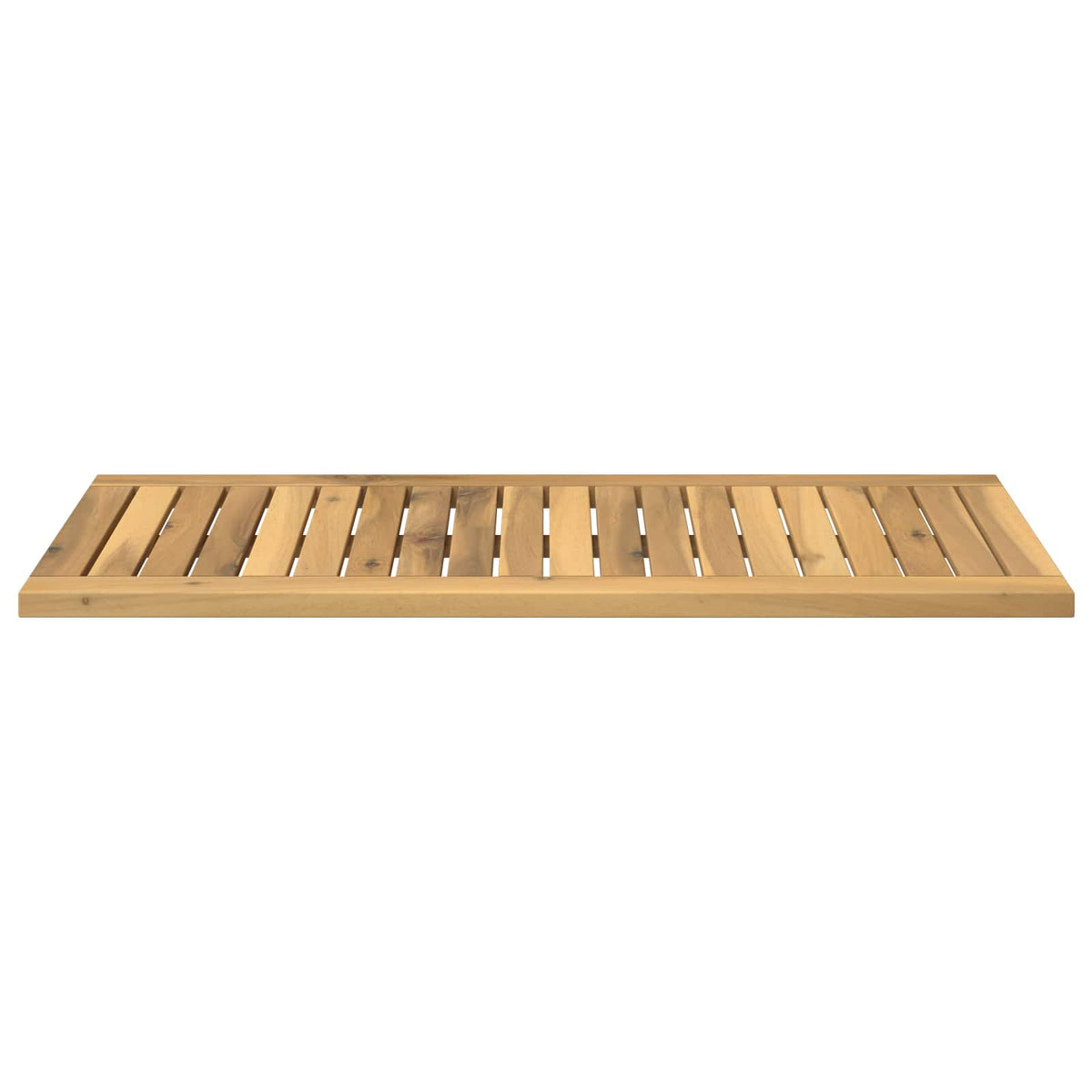 vidaXL Table Top 80.5 x 35 x 2 cm Rectangular Solid Acacia Wood White