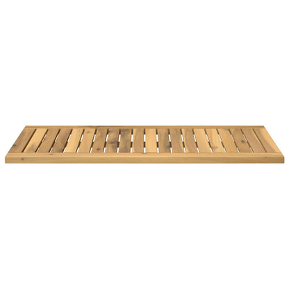 vidaXL Table Top 80.5 x 35 x 2 cm Rectangular Solid Acacia Wood White