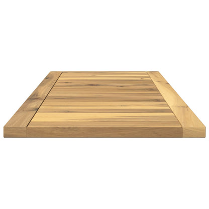 vidaXL Table Top 80.5 x 35 x 2 cm Rectangular Solid Acacia Wood White