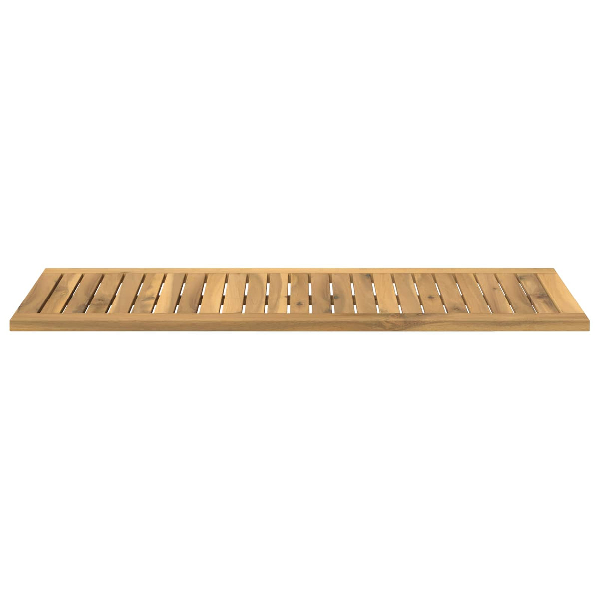 vidaXL Table Top 100.5 x 35 x 2 cm Rectangular Solid Acacia Wood White