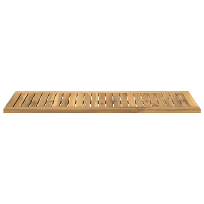 vidaXL Table Top 100.5 x 35 x 2 cm Rectangular Solid Acacia Wood White