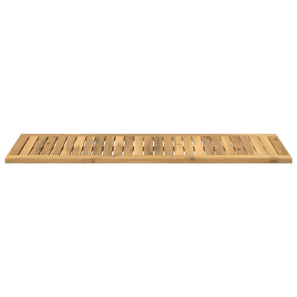 vidaXL Table Top 108.5 x 35 x 2 cm Rectangular Solid Acacia Wood White