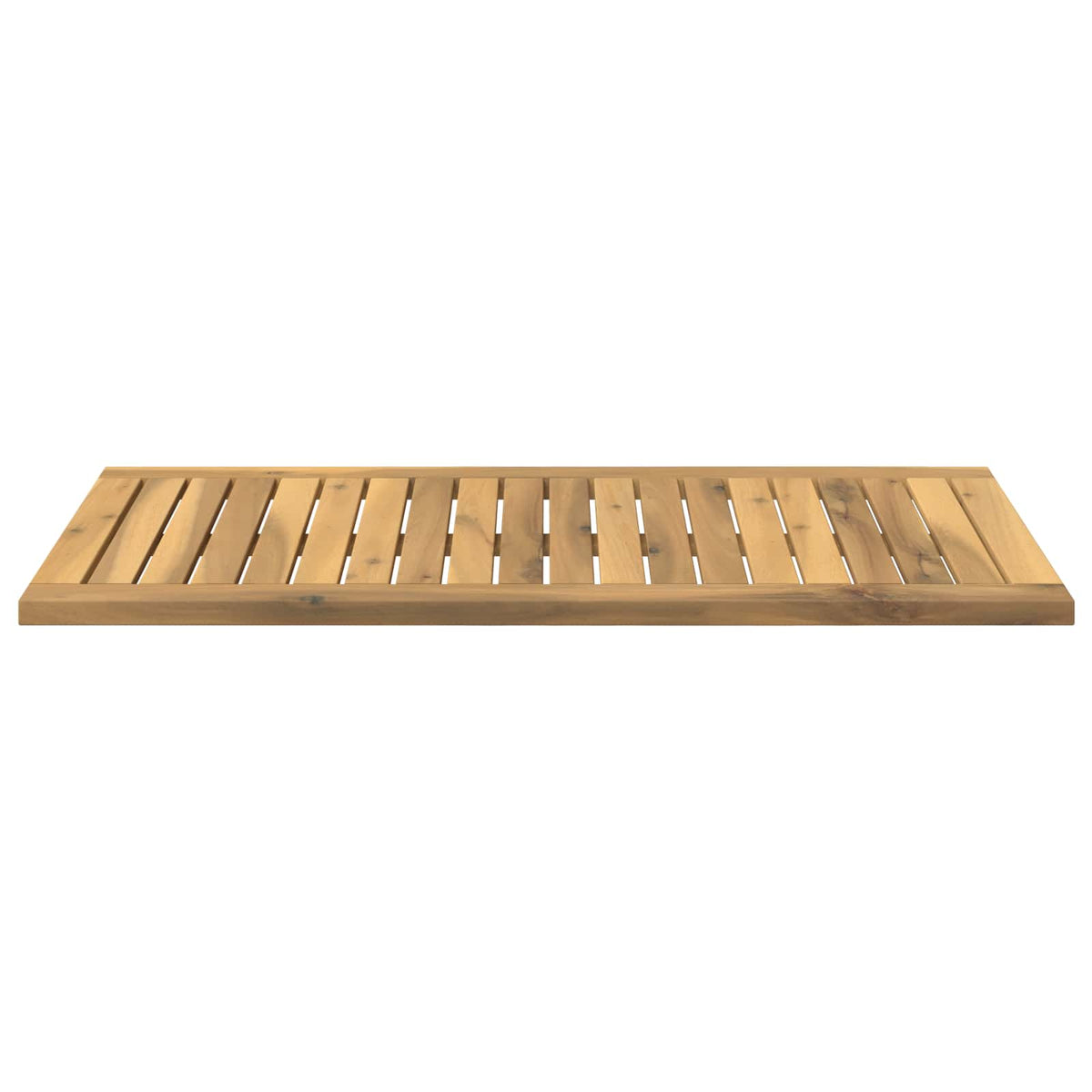 vidaXL Table Top 80.5 x 40 x 2 cm Rectangular Solid Acacia Wood White