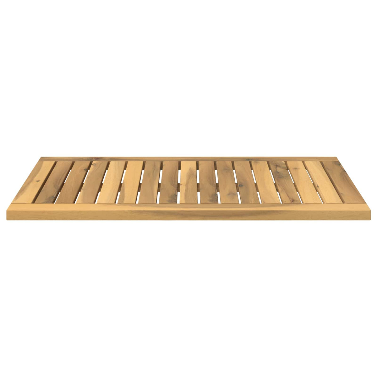vidaXL Table Top 68.5 x 40 x 2 cm Rectangular Solid Acacia Wood White