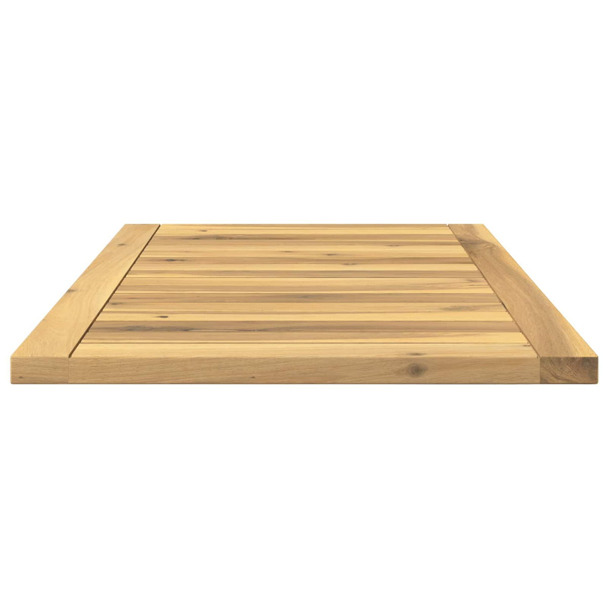 vidaXL Table Top 68.5 x 40 x 2 cm Rectangular Solid Acacia Wood White
