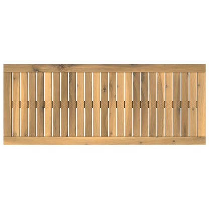 vidaXL Table Top 100.5 x 40 x 2 cm Rectangular Solid Acacia Wood White