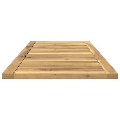 vidaXL Table Top 100.5 x 40 x 2 cm Rectangular Solid Acacia Wood White