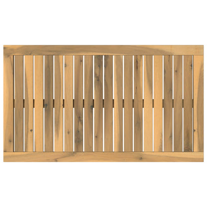 vidaXL Table Top 80.5 x 47 x 2 cm Rectangular Solid Acacia Wood White