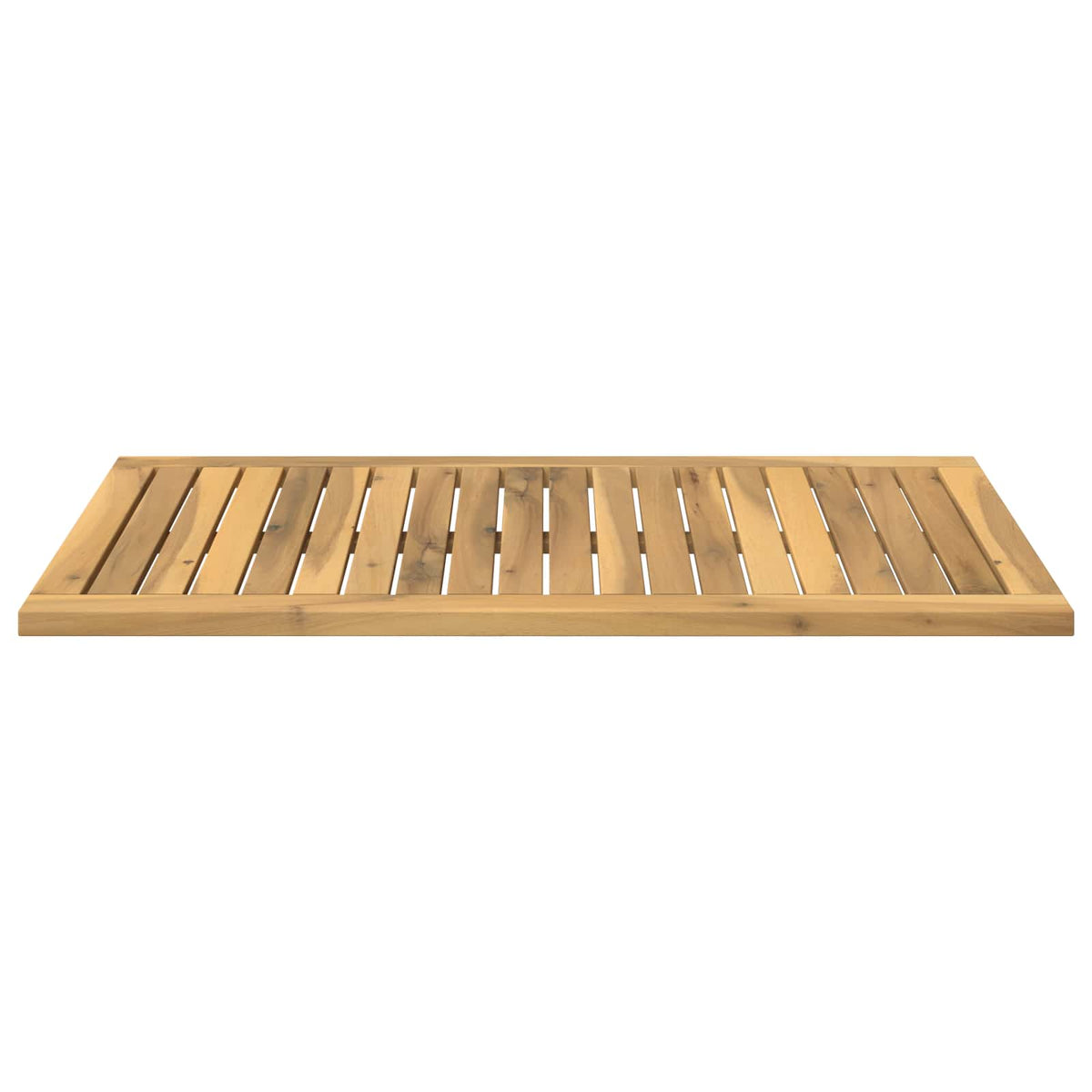 vidaXL Table Top 80.5 x 47 x 2 cm Rectangular Solid Acacia Wood White