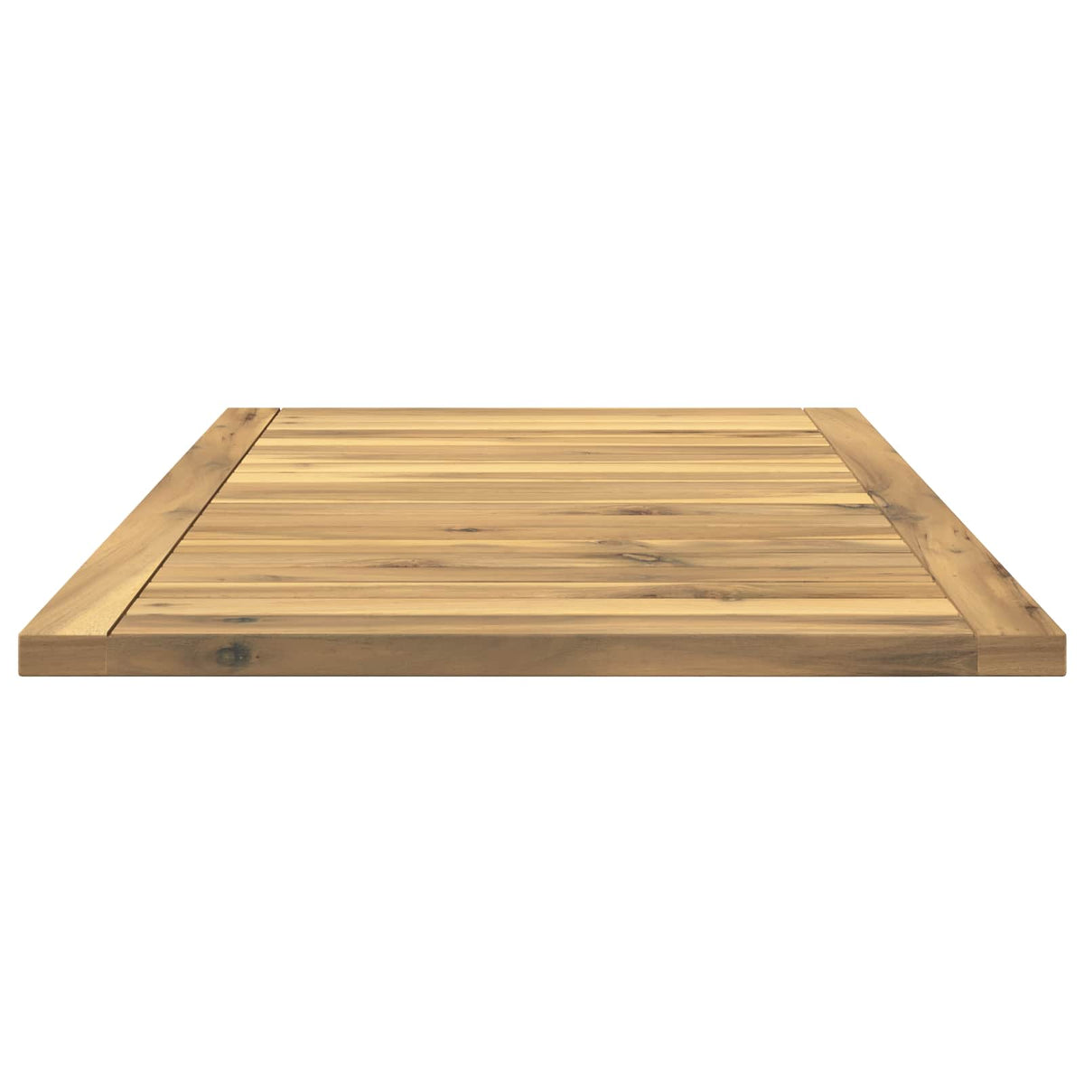 vidaXL Table Top 80.5 x 47 x 2 cm Rectangular Solid Acacia Wood White