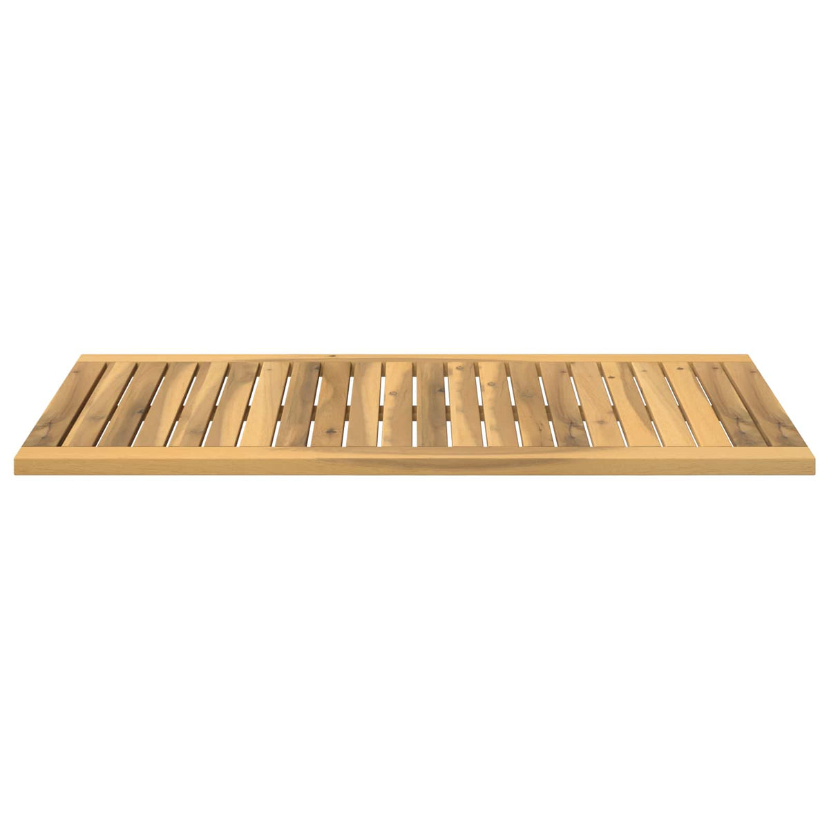 vidaXL Table Top 88.5 x 45 x 2 cm Rectangular Solid Acacia Wood White