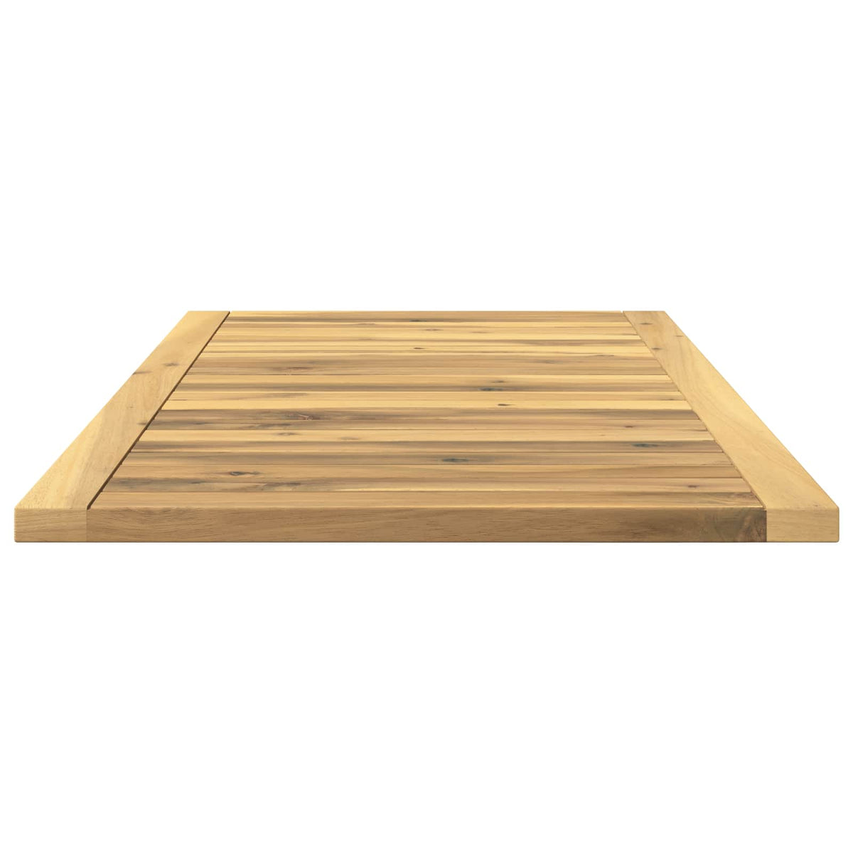 vidaXL Table Top 88.5 x 45 x 2 cm Rectangular Solid Acacia Wood White