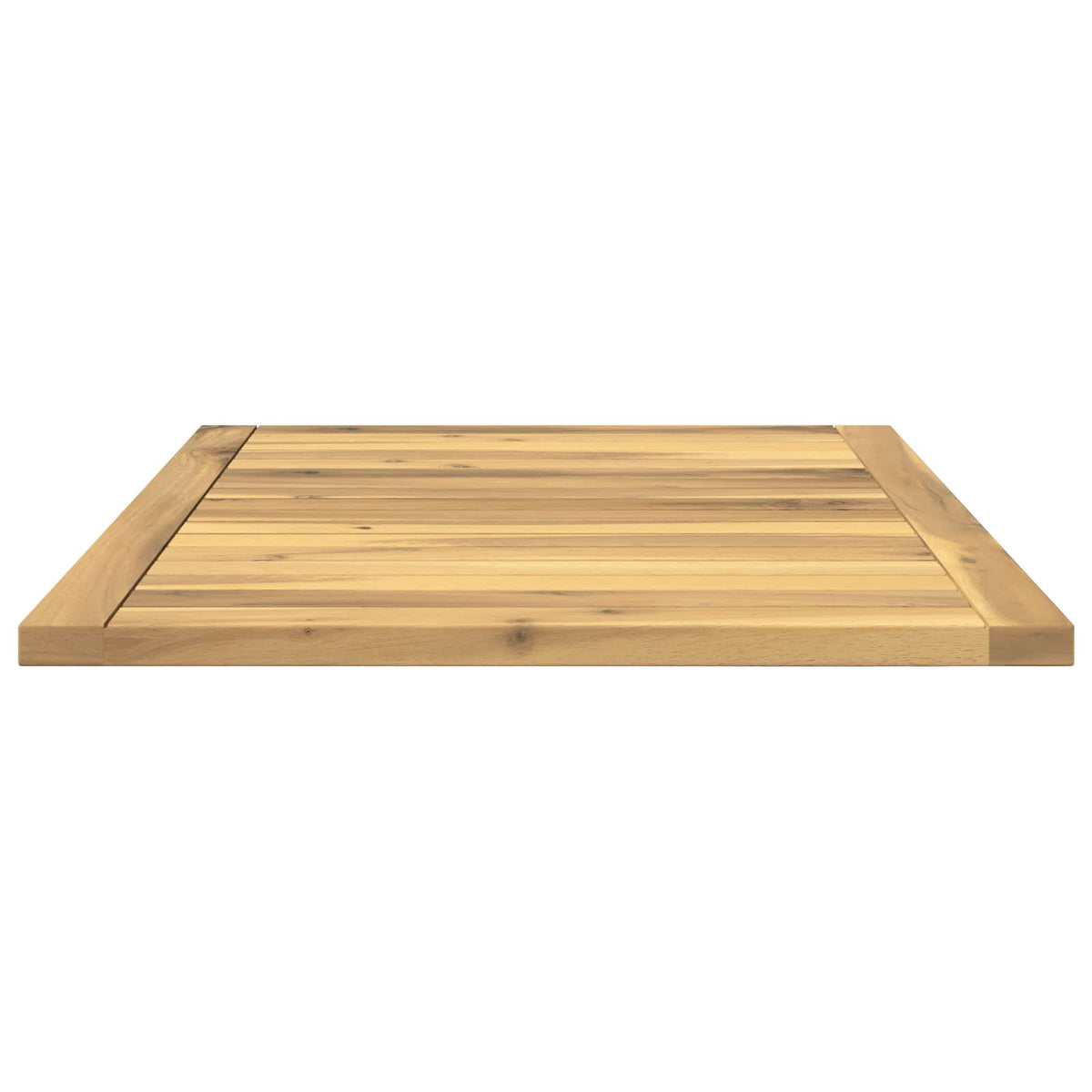 vidaXL Table Top 68.5 x 49 x 2 cm Rectangular Solid Acacia Wood White