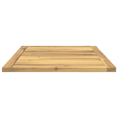 vidaXL Table Top 68.5 x 49 x 2 cm Rectangular Solid Acacia Wood White