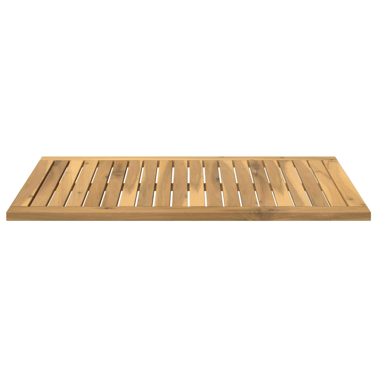 vidaXL Table Top 80.5 x 49 x 2 cm Rectangular Solid Acacia Wood White