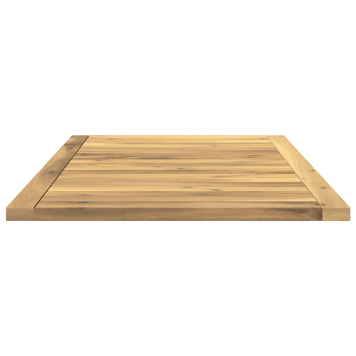 vidaXL Table Top 80.5 x 49 x 2 cm Rectangular Solid Acacia Wood White