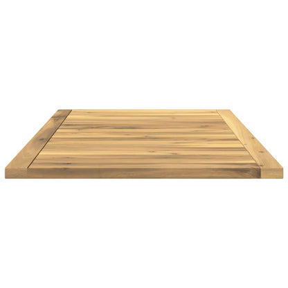 vidaXL Table Top 80.5 x 49 x 2 cm Rectangular Solid Acacia Wood White