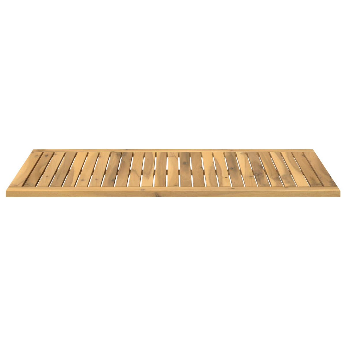 vidaXL Table Top 100.5 x 49 x 2 cm Rectangular Solid Acacia Wood White
