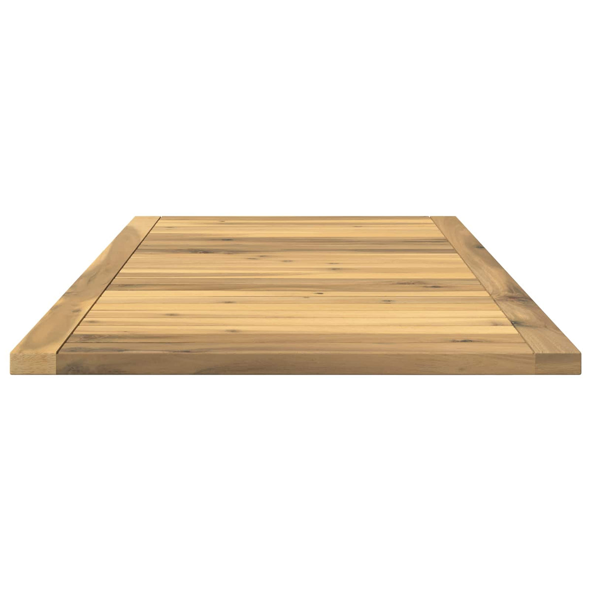 vidaXL Table Top 100.5 x 49 x 2 cm Rectangular Solid Acacia Wood White