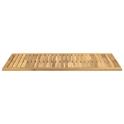 vidaXL Table Top 108.5 x 55 x 2 cm Rectangular Solid Acacia Wood White