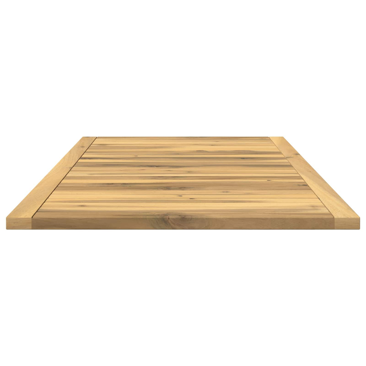 vidaXL Table Top 108.5 x 55 x 2 cm Rectangular Solid Acacia Wood White