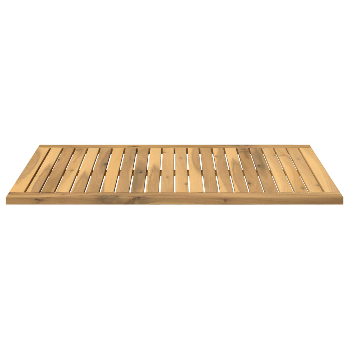 vidaXL Table Top 88.5 x 55 x 2 cm Rectangular Solid Acacia Wood White