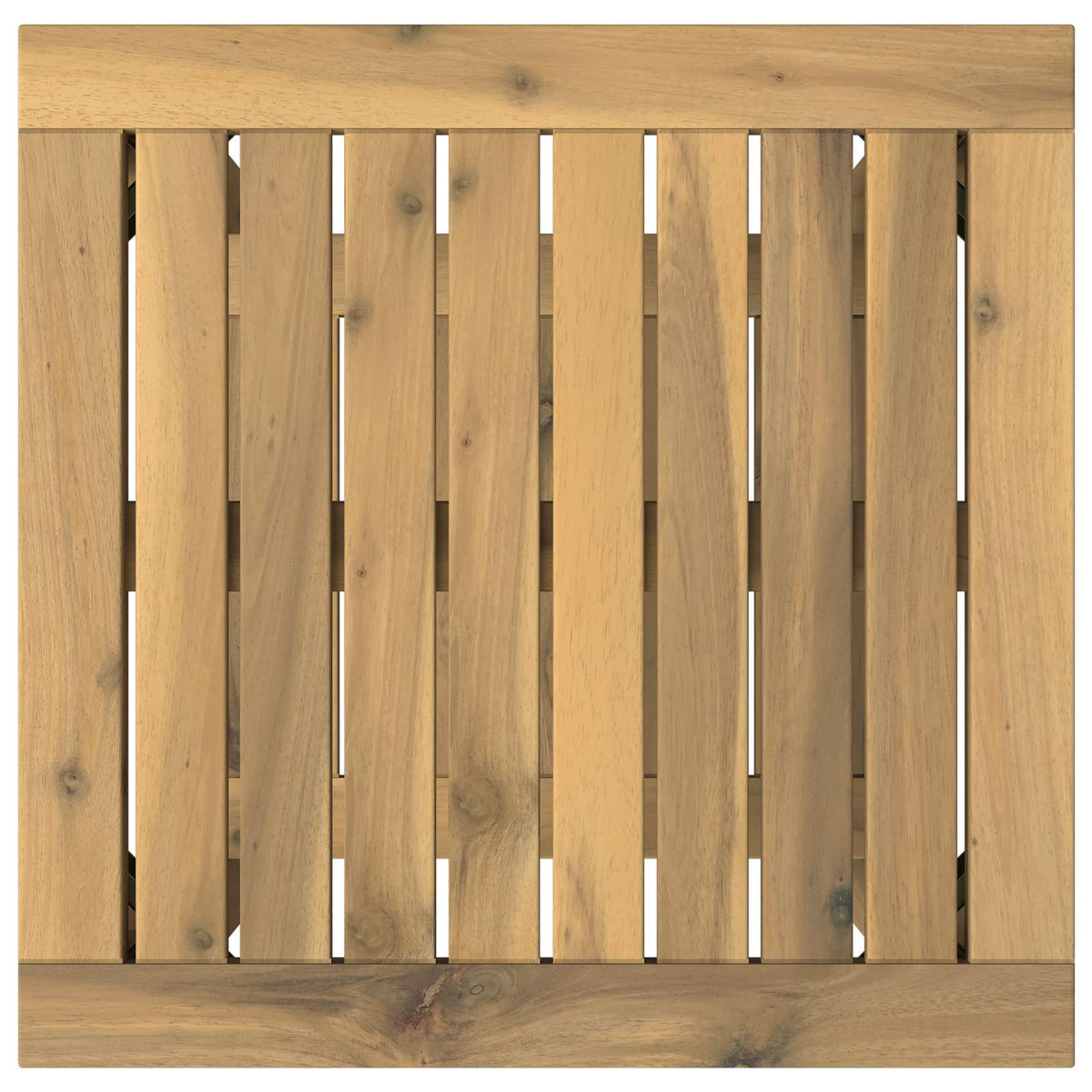 vidaXL Coffee Table White 40.5 x 40 x 45 cm Solid Acacia Wood