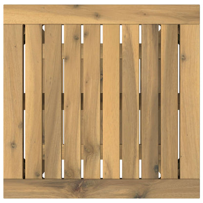 vidaXL Coffee Table White 40.5 x 40 x 45 cm Solid Acacia Wood