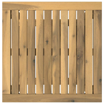 vidaXL Coffee Table White 48.5 x 49 x 45 cm Solid Acacia Wood