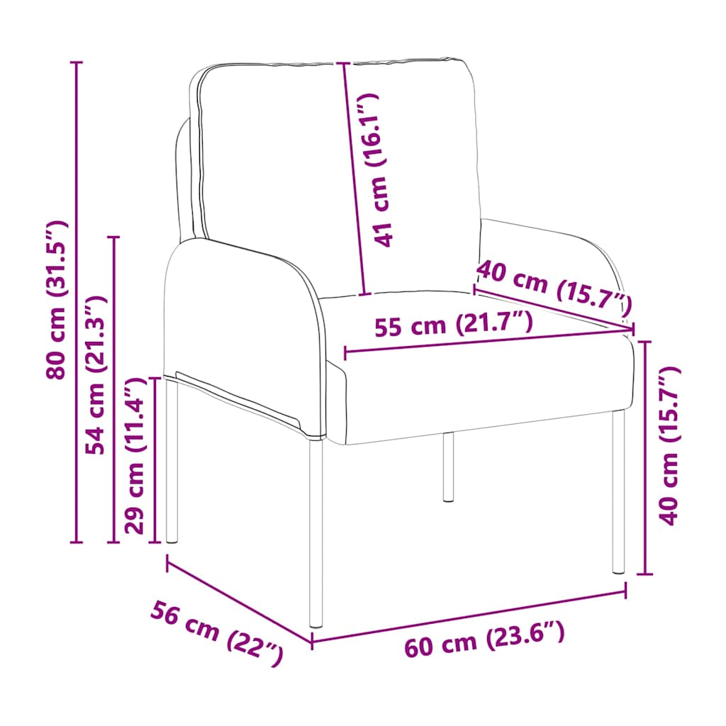 vidaXL Sofas with Cushion Black 60 x 56 x 80 cm Plywood