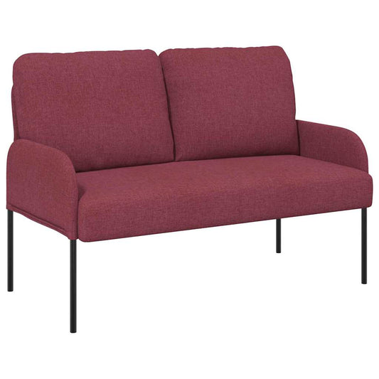 vidaXL Sofas with Cushion Wine Red 115 x 56 x 80 cm Plywood