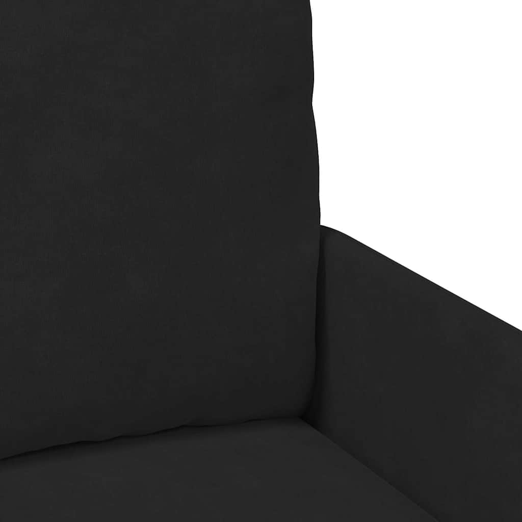 vidaXL Sofas with Cushion Black 115 x 56 x 80 cm Plywood
