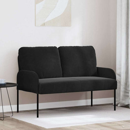 vidaXL Sofas with Cushion Black 115 x 56 x 80 cm Plywood