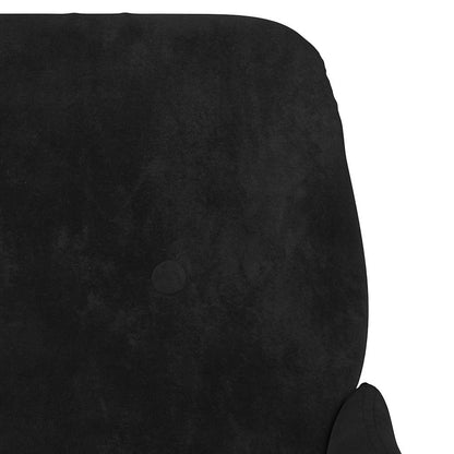 vidaXL Bench Black 108 x 79 x 79 cm Velvet