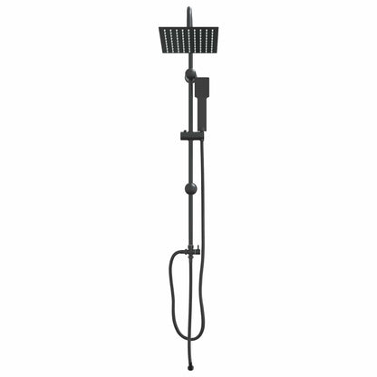 vidaXL Shower System Black 47 x 20 x 95 cm Stainless Steel
