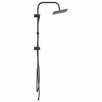 vidaXL Shower System Black 47 x 20 x 95 cm Stainless Steel