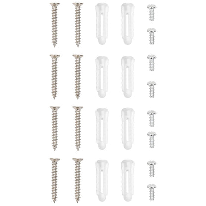 vidaXL Shower System Silver 47 x 20 x 95 cm Stainless Steel