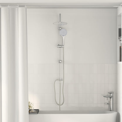 vidaXL Shower System Silver 47 x 20 x 95 cm Stainless Steel