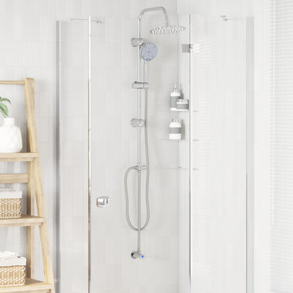 vidaXL Shower System Silver 47 x 20 x 95 cm Stainless Steel