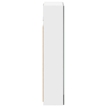 vidaXL Bathroom Mirror Cabinet White 30 x 10.5 x 50 cm Engineered wood