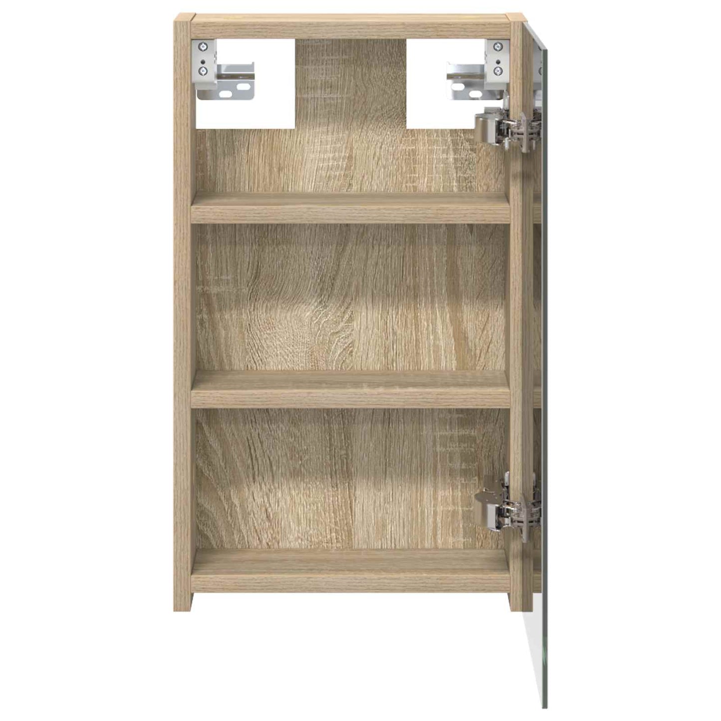 vidaXL Bathroom Mirror Cabinet with Shelf Sonoma Oak 30 x 10.5 x 50 cm