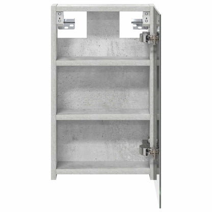 vidaXL Bathroom Mirror Cabinet Concrete Grey 30 x 10.5 x 50 cm