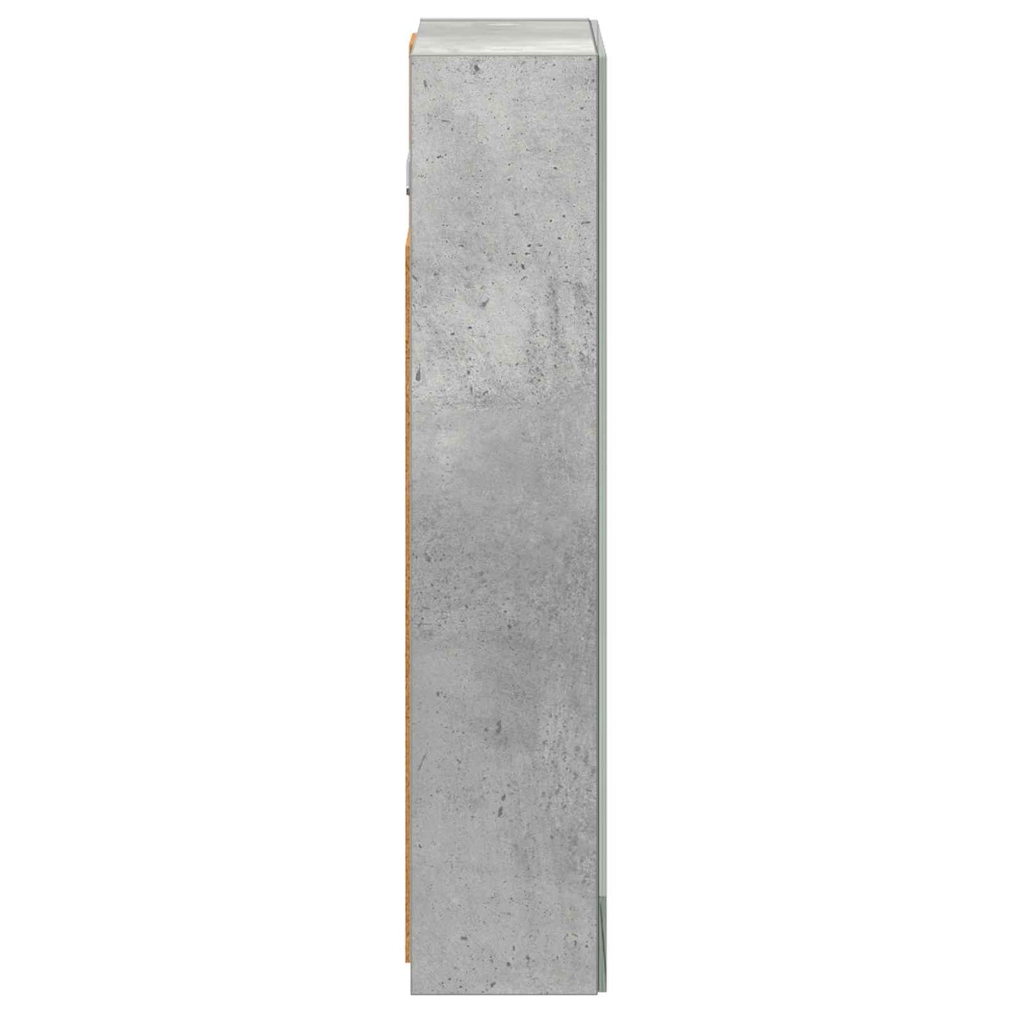 vidaXL Bathroom Mirror Cabinet Concrete Grey 30 x 10.5 x 50 cm