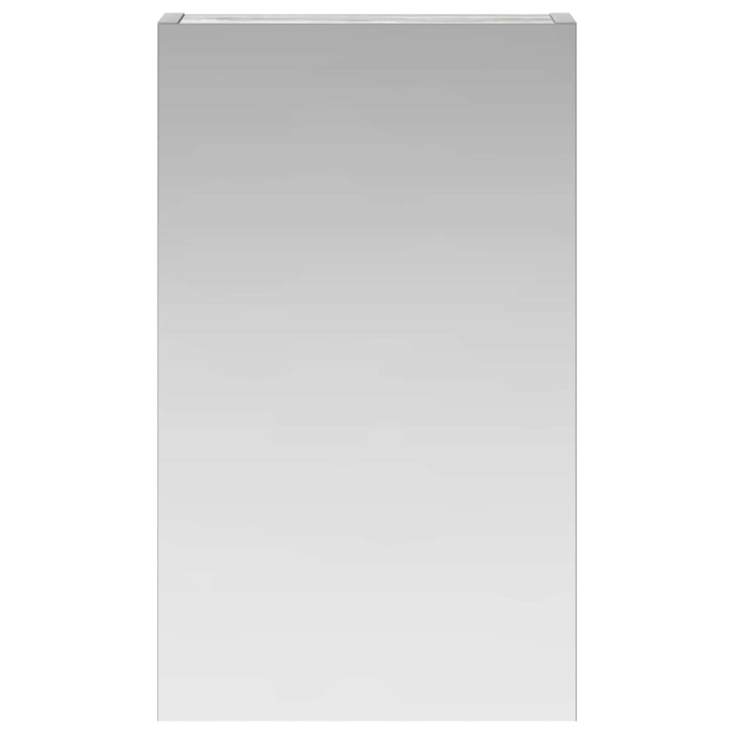 vidaXL Bathroom Mirror Cabinet Grey Sonoma 30 x 10.5 x 50 cm