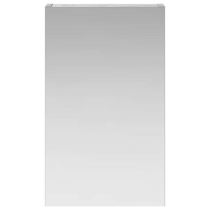 vidaXL Bathroom Mirror Cabinet Grey Sonoma 30 x 10.5 x 50 cm