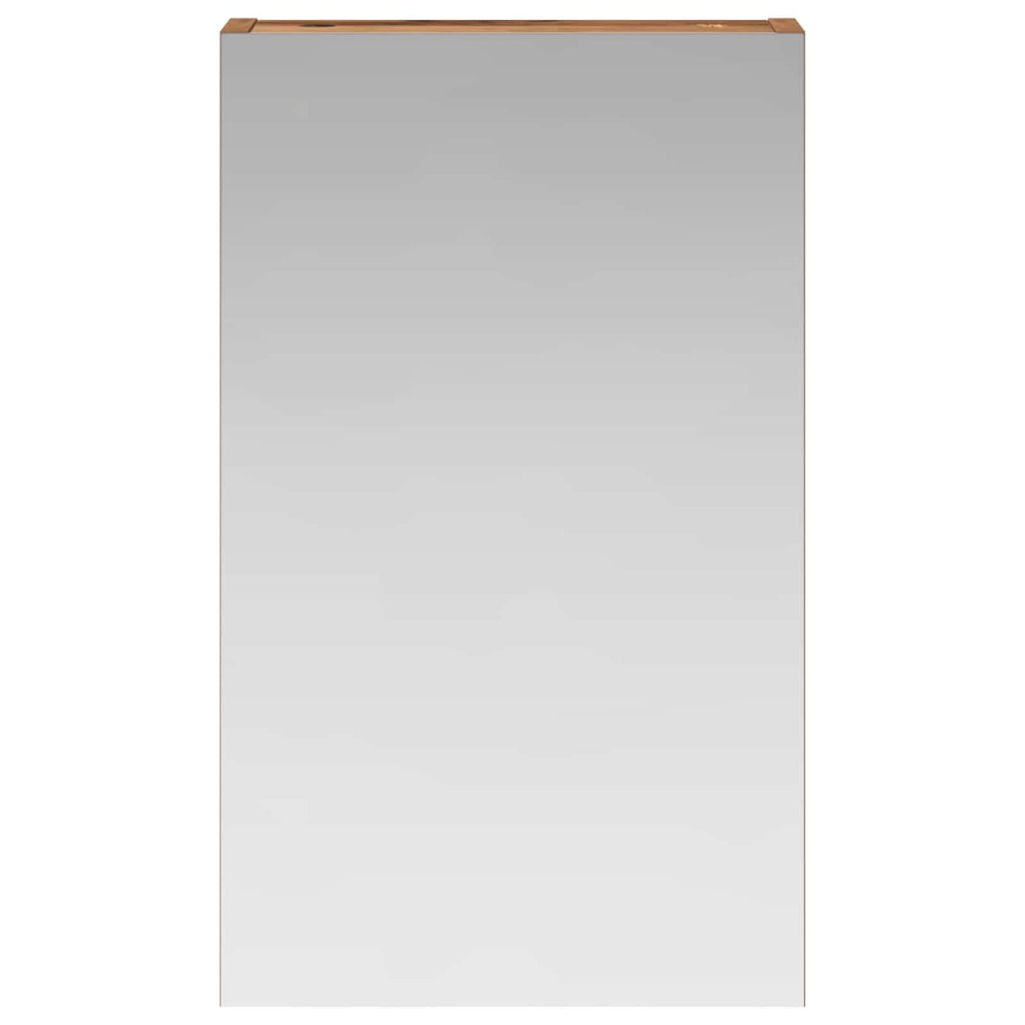 vidaXL Bathroom Mirror Cabinet with Shelf Old Wood 30 x 10.5 x 50 cm