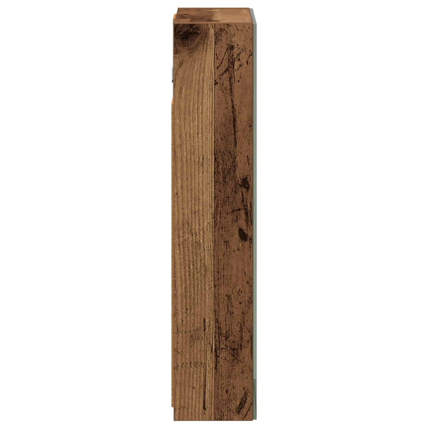 vidaXL Bathroom Mirror Cabinet with Shelf Old Wood 30 x 10.5 x 50 cm