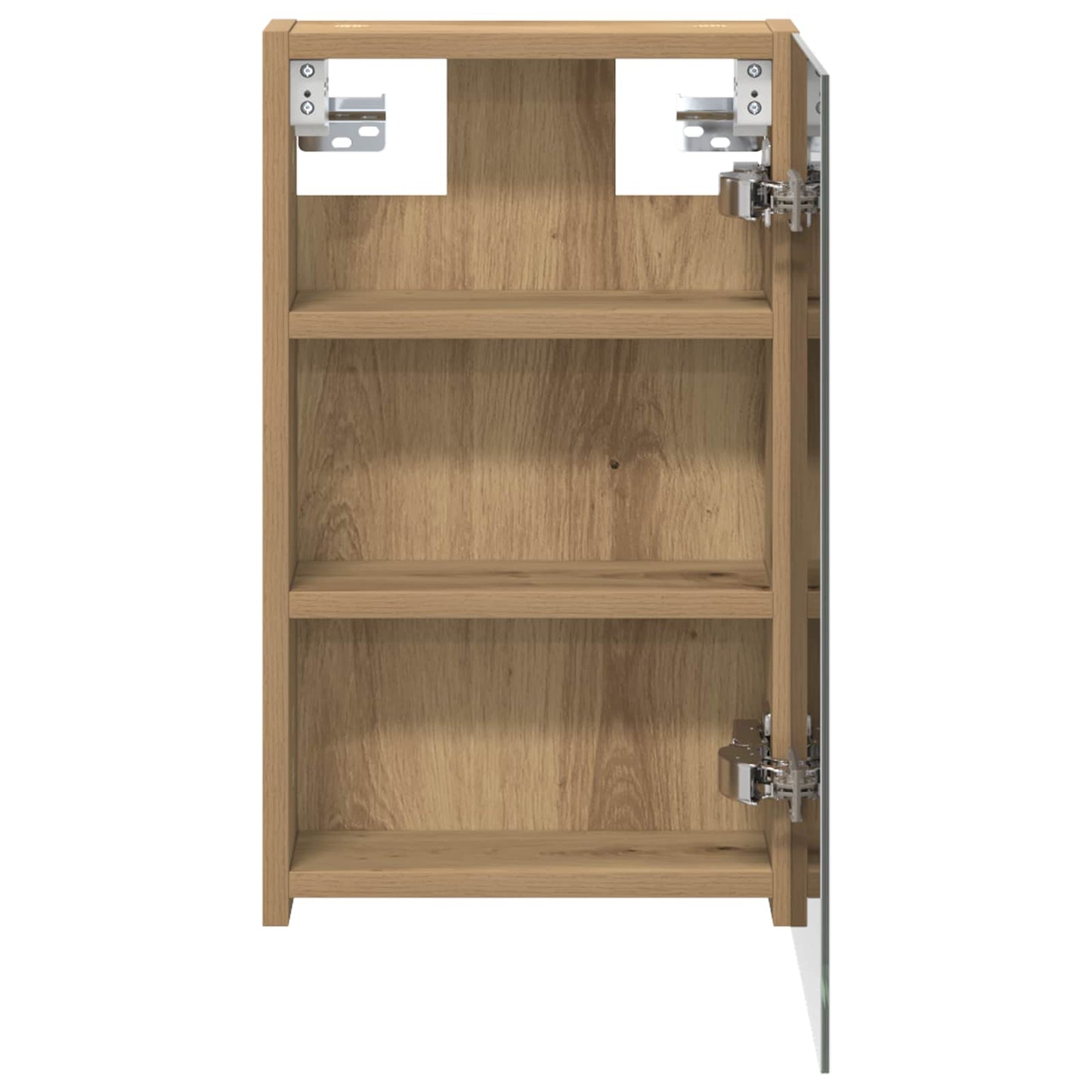 vidaXL Bathroom Mirror Cabinet Artisian Oak 30 x 10.5 x 50 cm