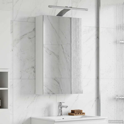vidaXL Bathroom Mirror Cabinet White 30 x 10.5 x 50 cm Engineered wood